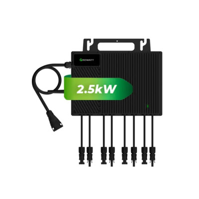 Gerador de Energia Solar Microinversor Growatt Telhado Fibro Parafuso Metal - 4