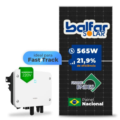 Gerador de Energia Solar On Grid Sungrow Telhado Metálico Mini Trilho - 1