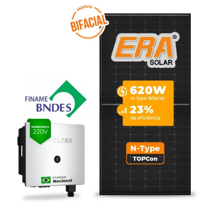 Gerador de Energia Solar On Grid Livoltek Finame Telhado Fibro Parafuso Madeira - 1