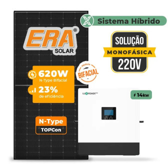 Gerador de Energia Solar Hibrido Luxpower sem Bateria Sem Estrutura - 1