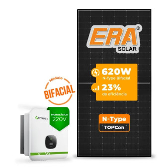 Gerador de Energia Solar On Grid Growatt Solo Mesa 8 Painéis - 1