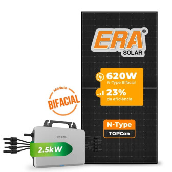 Gerador de Energia Solar Microinversor Sungrow Telhado Cerâmico Gancho - 1