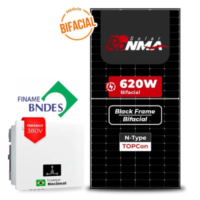 Gerador de Energia Solar On Grid Livoltek Finame Telhado Metálico Mini Trilho - 1
