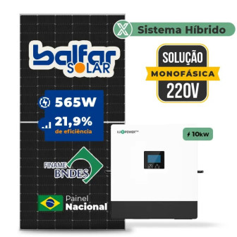 Gerador de Energia Solar Hibrido Luxpower sem Bateria Sem Estrutura - 1