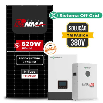 Gerador de Energia Solar Retrofit Luxpower Sem Estrutura - 1