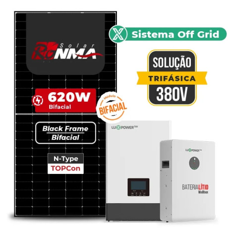 Gerador de Energia Solar Retrofit Luxpower Sem Estrutura - 1