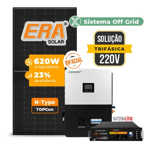 Gerador de Energia Solar Retrofit Luxpower Sem Estrutura - 1