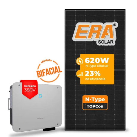 Gerador de Energia Solar On Grid Sungrow Telhado Metálico Mini Trilho - 1