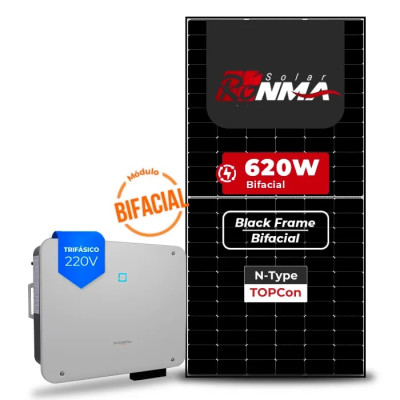 Gerador de Energia Solar On Grid Sungrow Telhado Fibro Parafuso Metal - 1