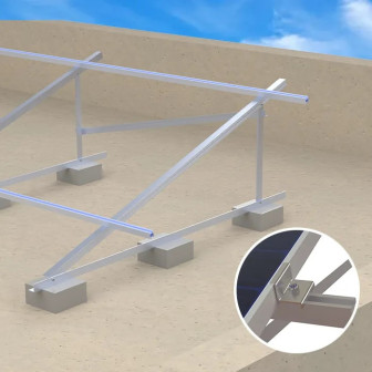 Gerador de Energia Solar Microinversor Hoymiles Laje Inclinação - 4