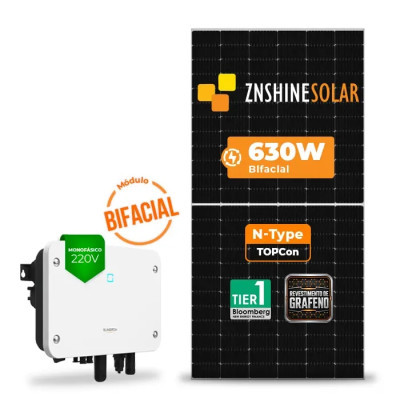 Gerador de Energia Solar On Grid Sungrow Laje Inclinação - 1