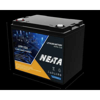 N-LFP1250 12,8V 50AH 4000 CICLOS - 1