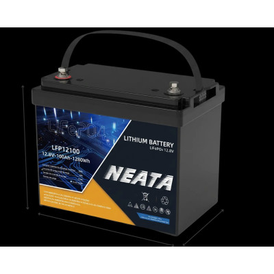 N-LFP12100 1,28KWH 12,8V 100AH 4000 CICLOS - 1