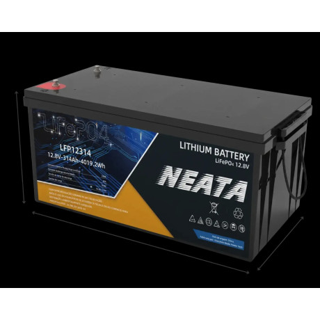 N-LFP12314 4KWH 12,8V 314AH 4000 CICLOS - 1
