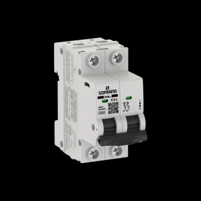 SHB2 GIII-C063A DISJUNTOR SOPRANO BIPOLAR 63A - 2