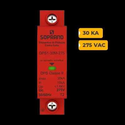 DPS1-30M-275 DPS SOPRANO CLASSE II 30KA 275VAC - 1