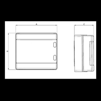 QUADRO DISTRIBUIÇÃO DE SOBREPOR 8 POLOS IP65 - 2
