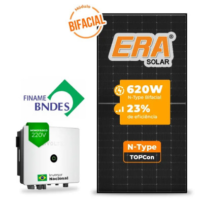Gerador de Energia Solar On Grid Livoltek Finame Telhado Metálico Mini Trilho - 1