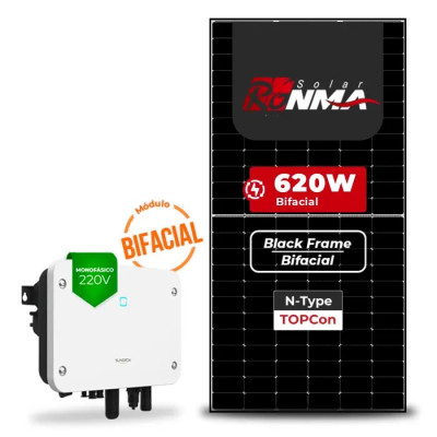 Gerador de Energia Solar On Grid Sungrow Telhado Fibro Parafuso Metal - 1
