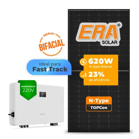 Gerador de Energia Solar On Grid Sungrow Telhado Fibro Parafuso Madeira - 1