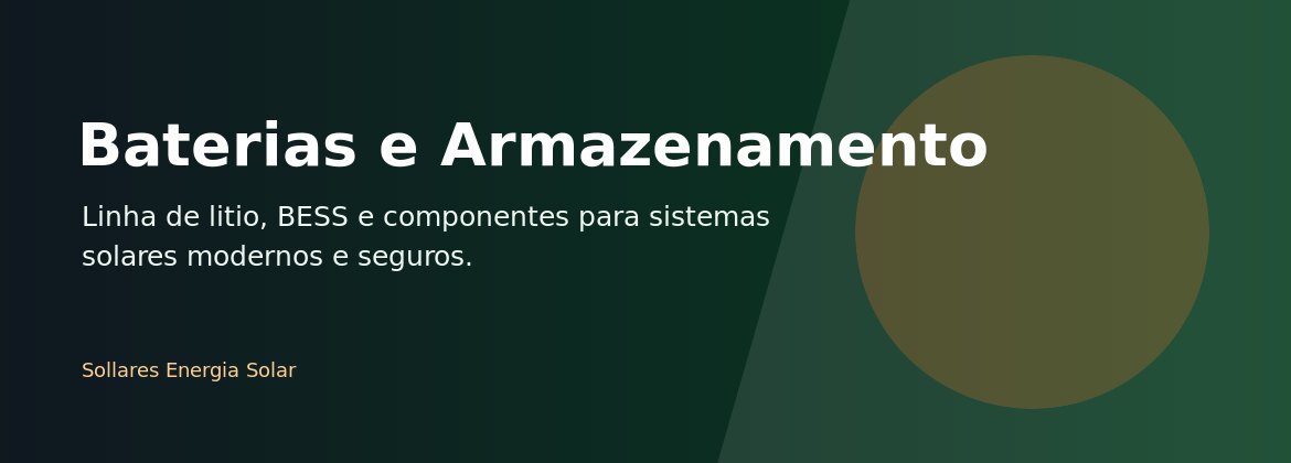Baterias e Armazenamento