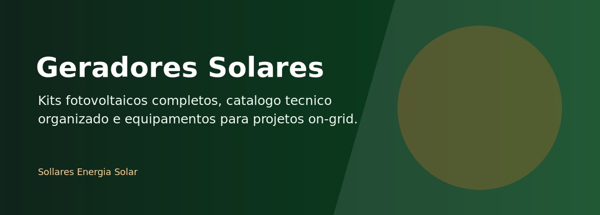 Geradores de Energia Solar